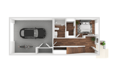 Floor plan for 3 beds, 4 baths, 2322 sqft